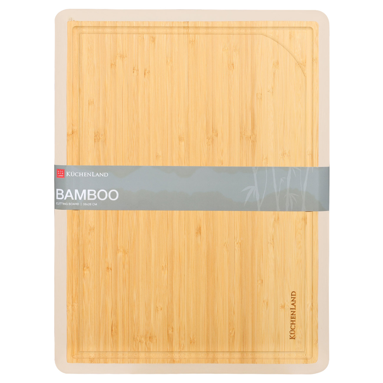 Cutting board, 38x28 cm, bamboo, rectangular, milk edging, Bamboo изображение № 2