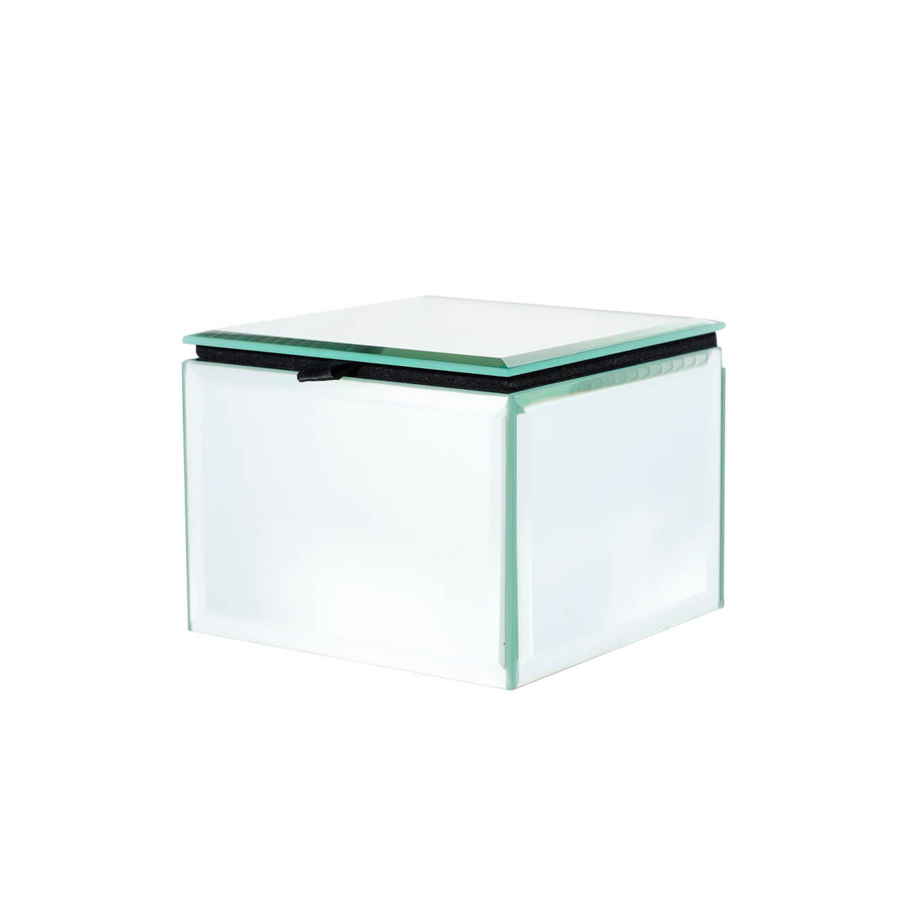 Jewelry box, 9x7 cm, glass, Mirror, Glossy изображение № 1
