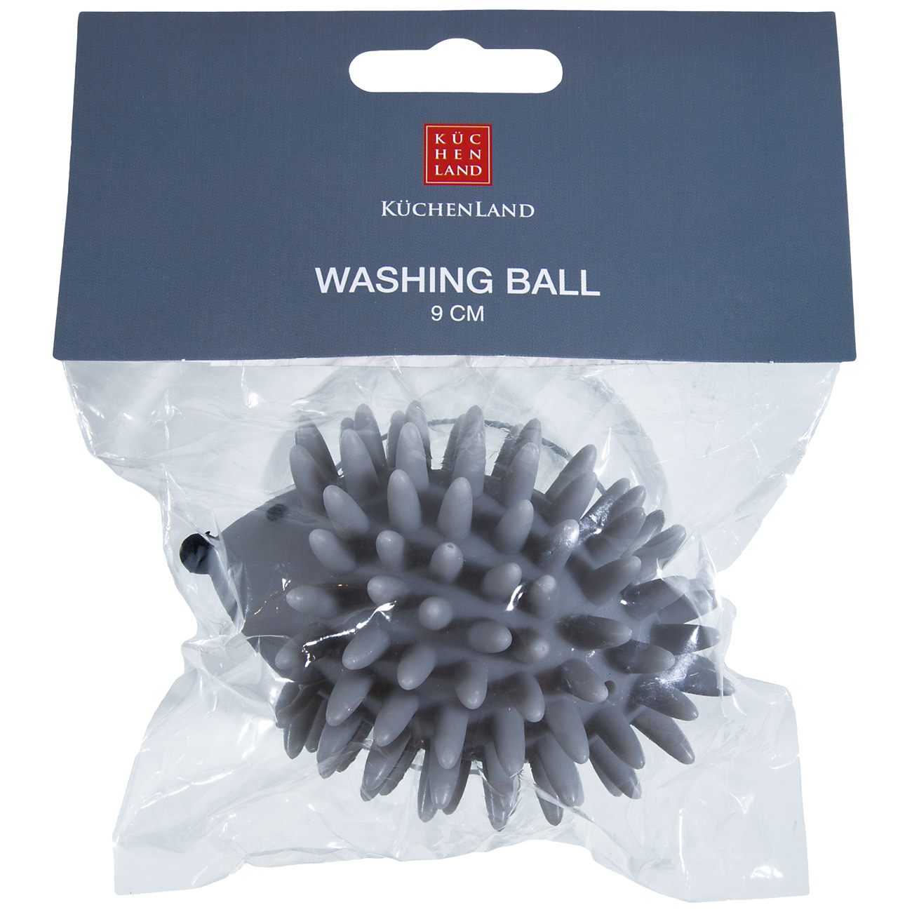 Washing ball, 9 cm, PVC, grey, Hedgehog, Washing ball изображение № 2