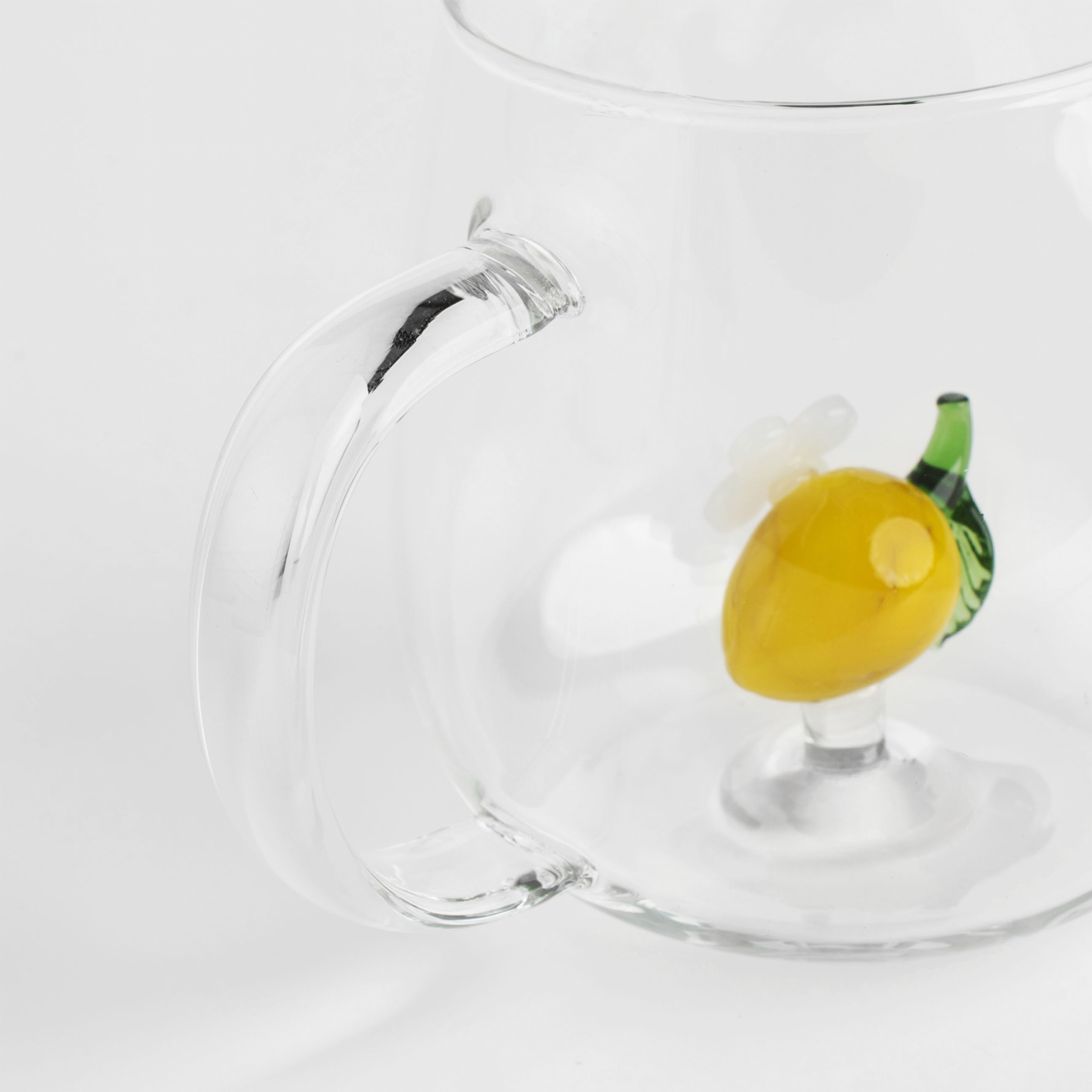 Mug, 400 ml, glass B, Lemon, Shape изображение № 4