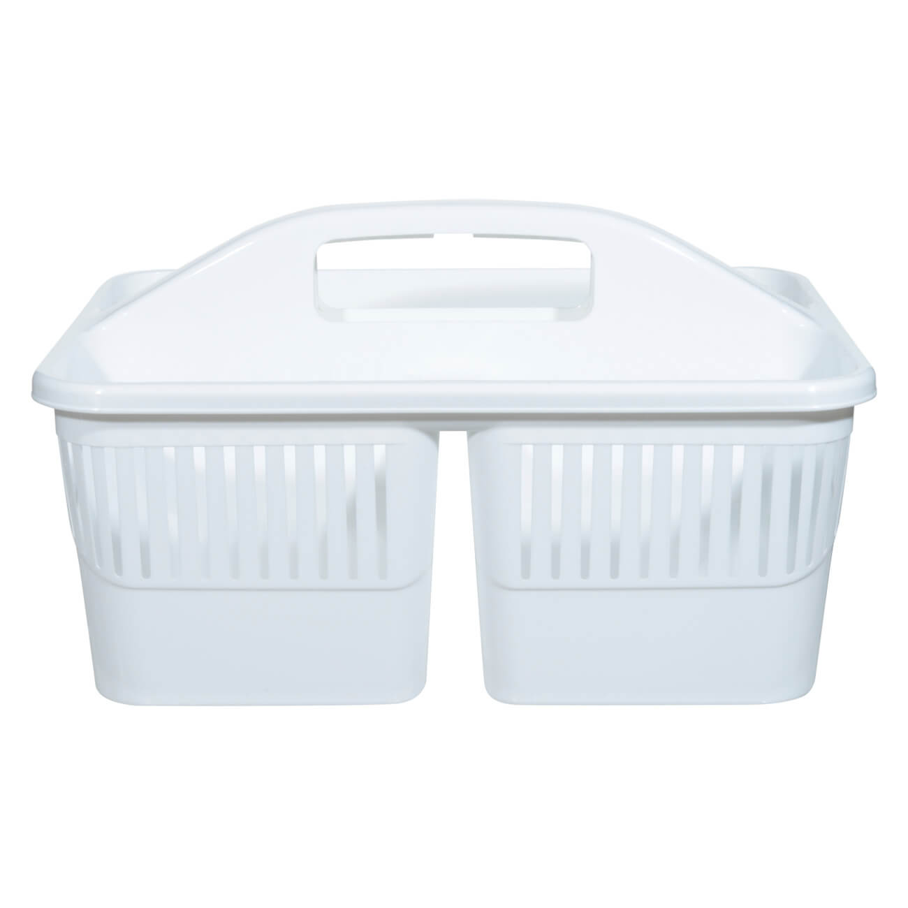 Detergent organizer, 23x30 cm, portable, plastic, white, Compact изображение № 1