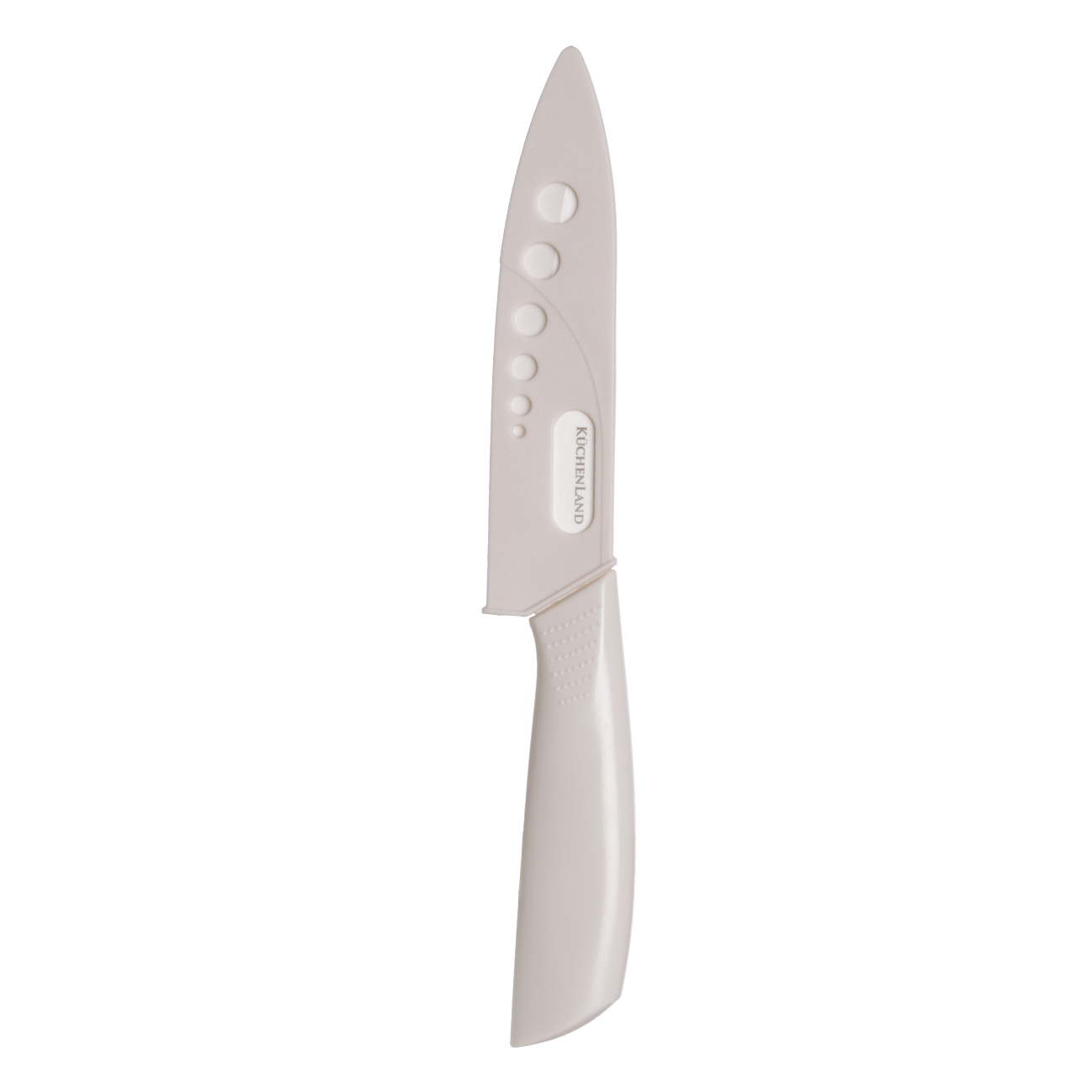 Slicing knife, 13 cm, with case, ceramic / plastic, milk, Regular изображение № 3