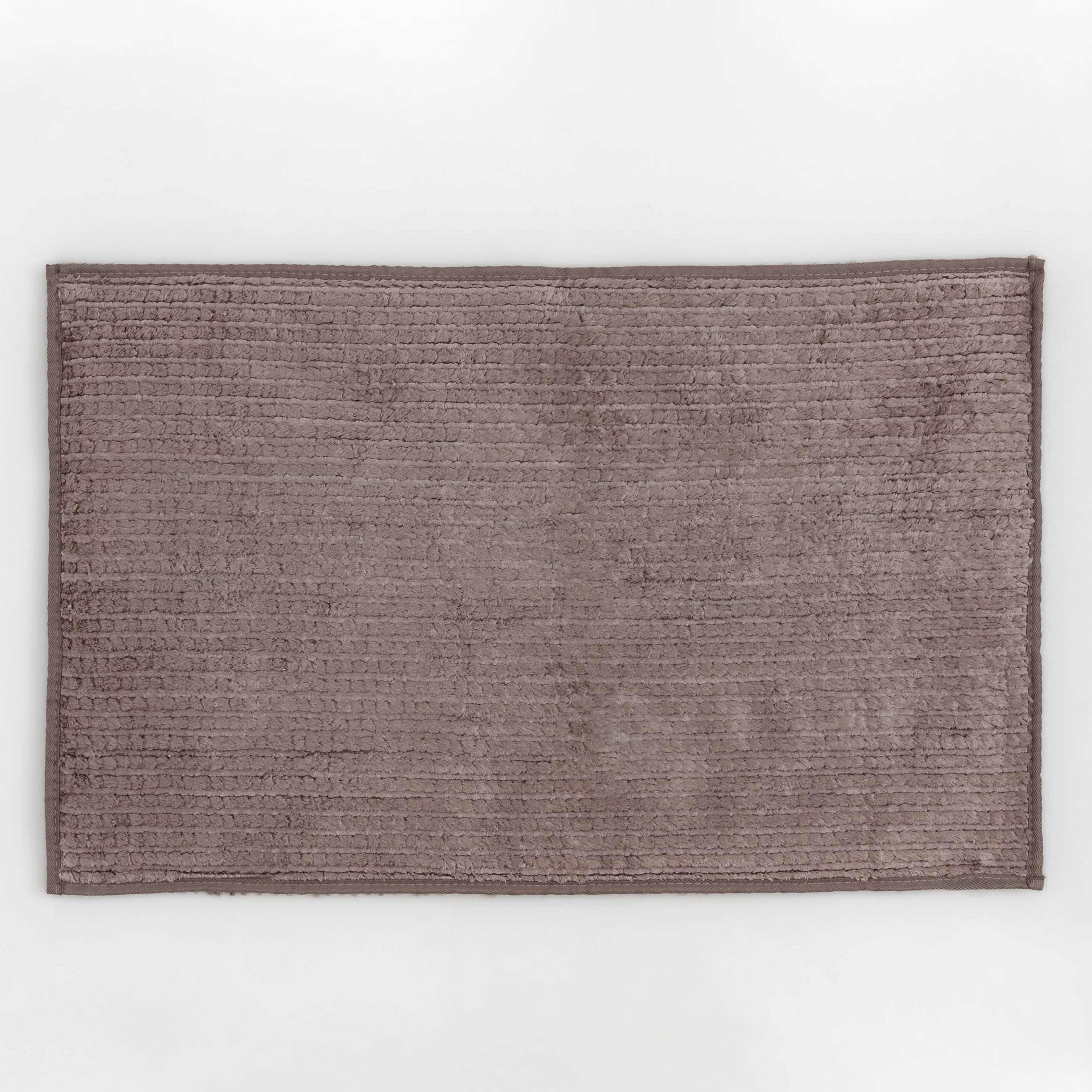 Mat, 50x80 cm, anti-slip, polyester, brown, Fluff изображение № 2