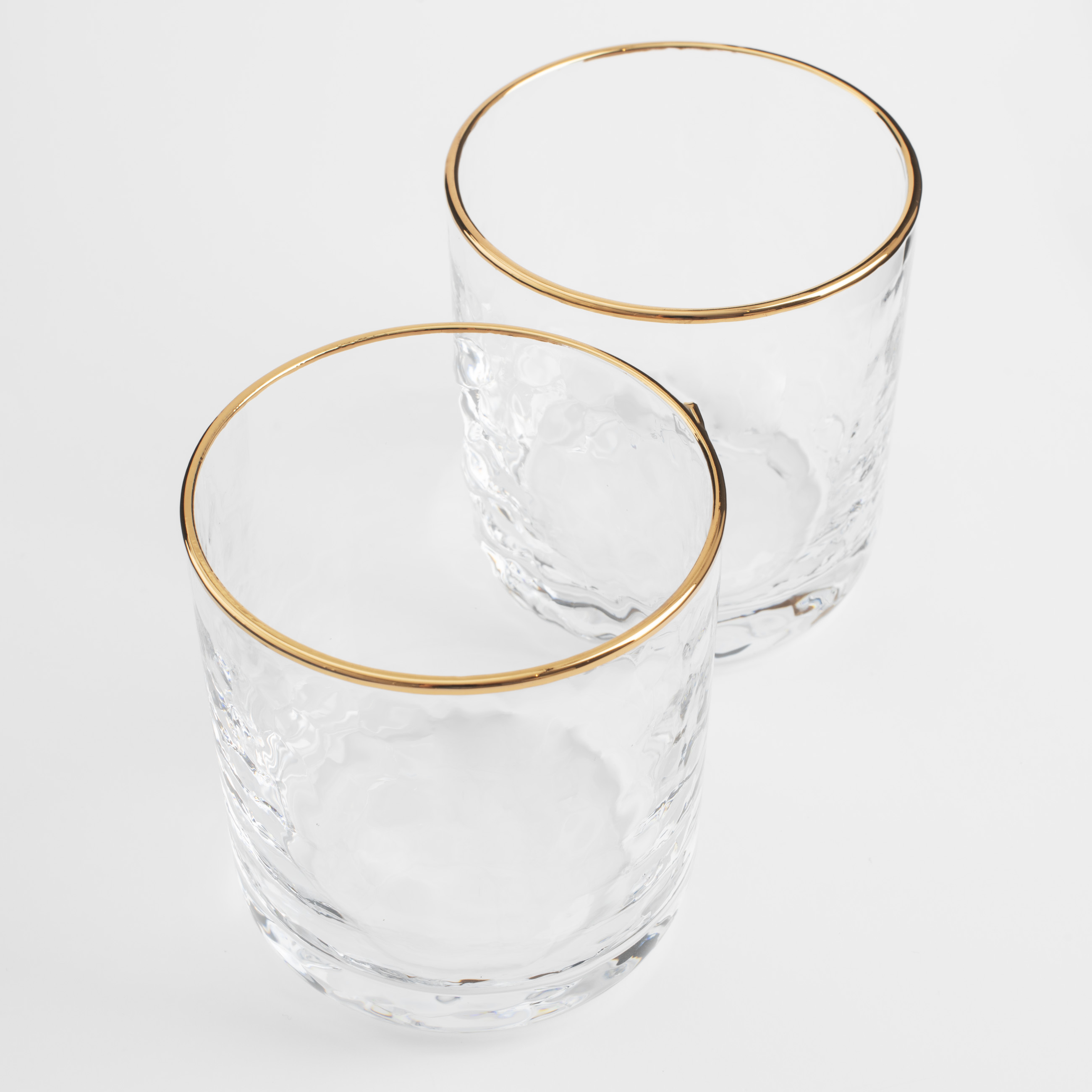 Glass, 330 ml, 2 pcs, glass, with golden edging, Liomea gold изображение № 4