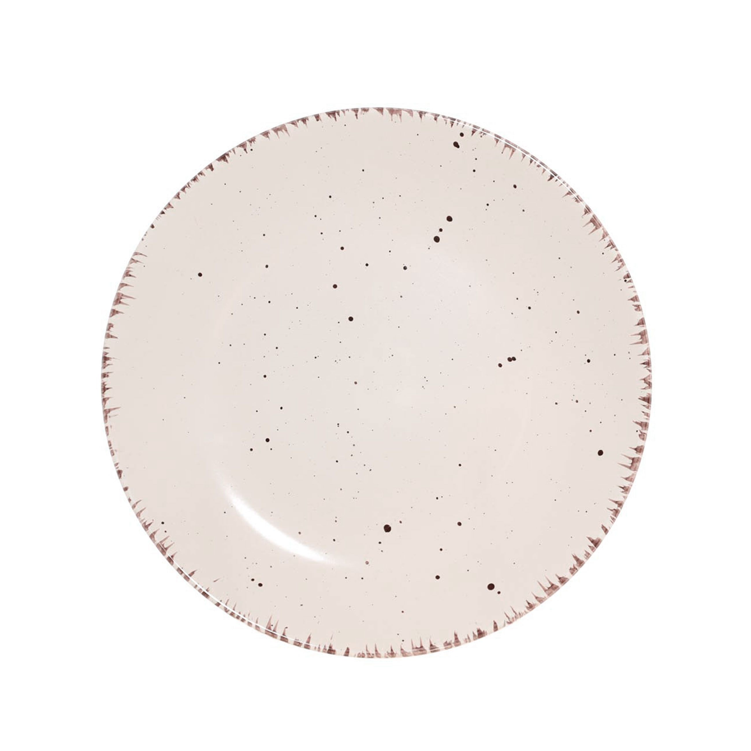Dining set, 6 pers., 18 pr., ceramic, beige, speckled, Speckled изображение № 3