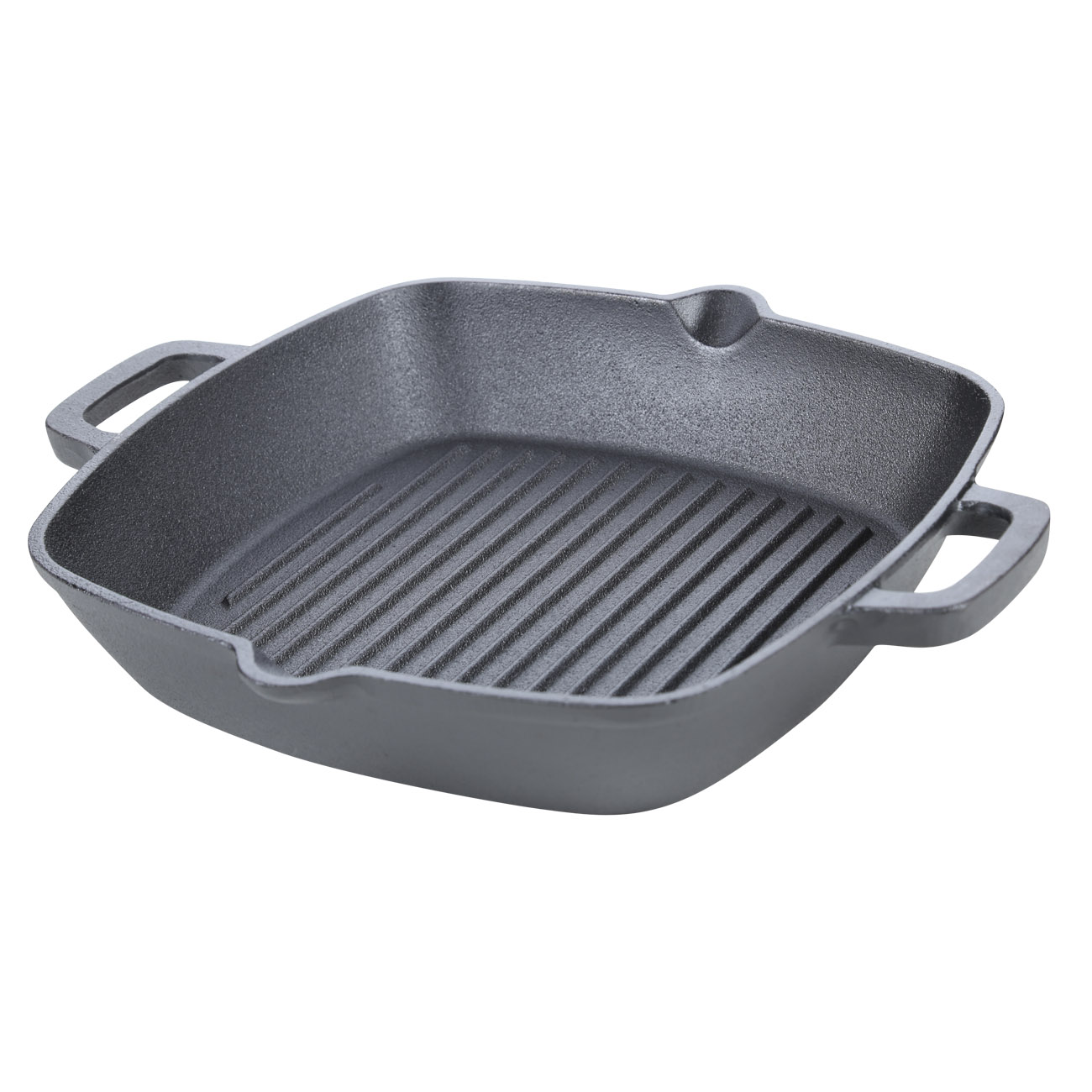 Grill pan, 26 cm, with handles, cast iron, square, black, Authentic изображение № 2
