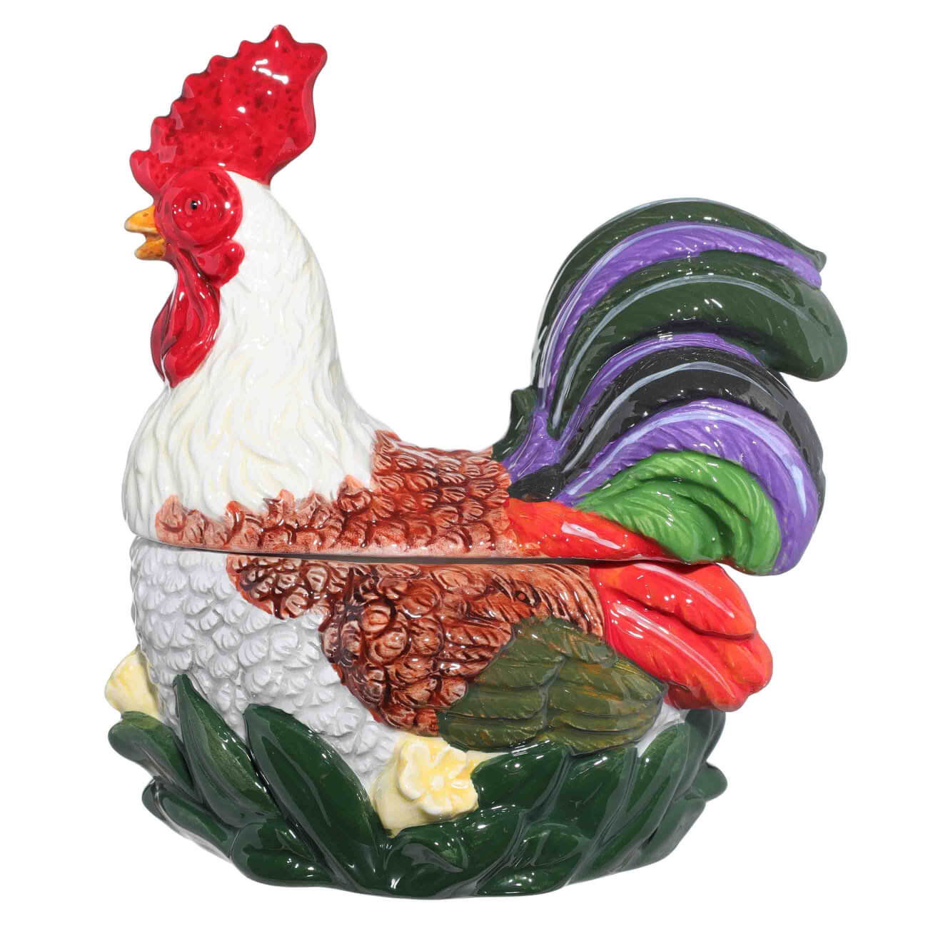 Storage container, 23x20 cm, 1 L, Ceramic, Rooster, Rooster изображение № 1