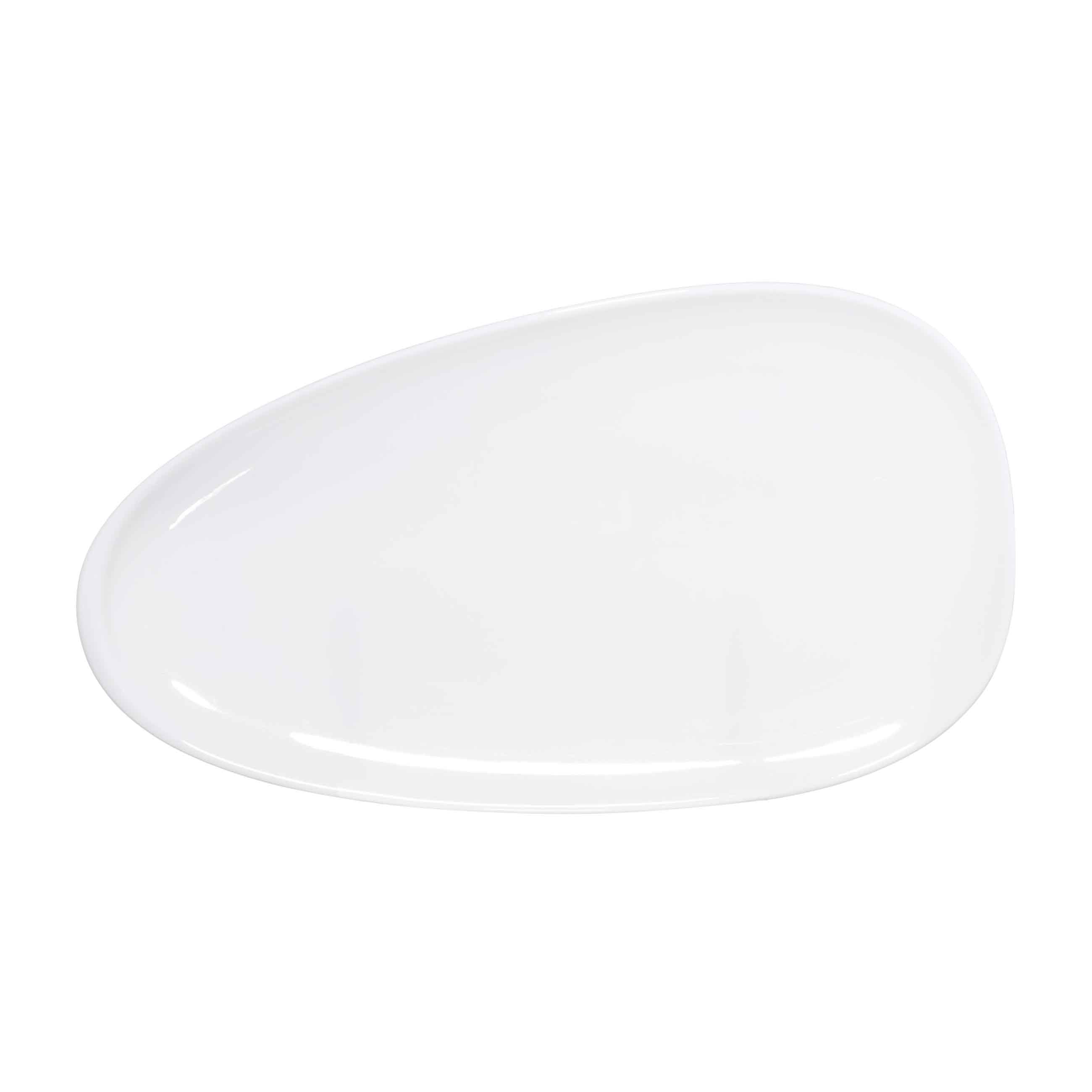 Dish, 26x14 cm, porcelain P, oval, white, Synergy изображение № 2