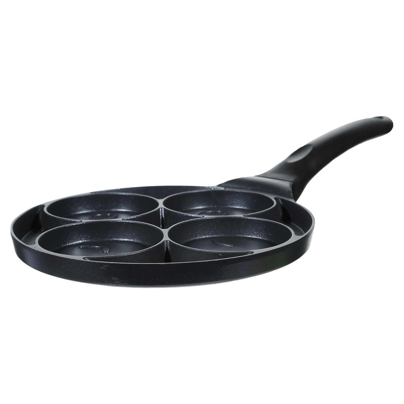 Egg and pancake pan, 21 cm, 4 otd, coated, aluminum, Smile, Action изображение № 2
