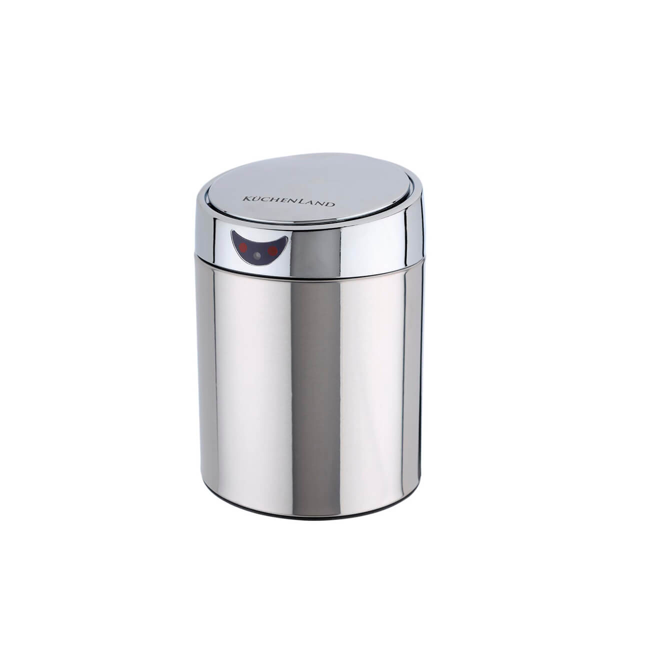 Waste bucket, 1.5 L, sensor, steel, round, metallic, Sensor Bin изображение № 1