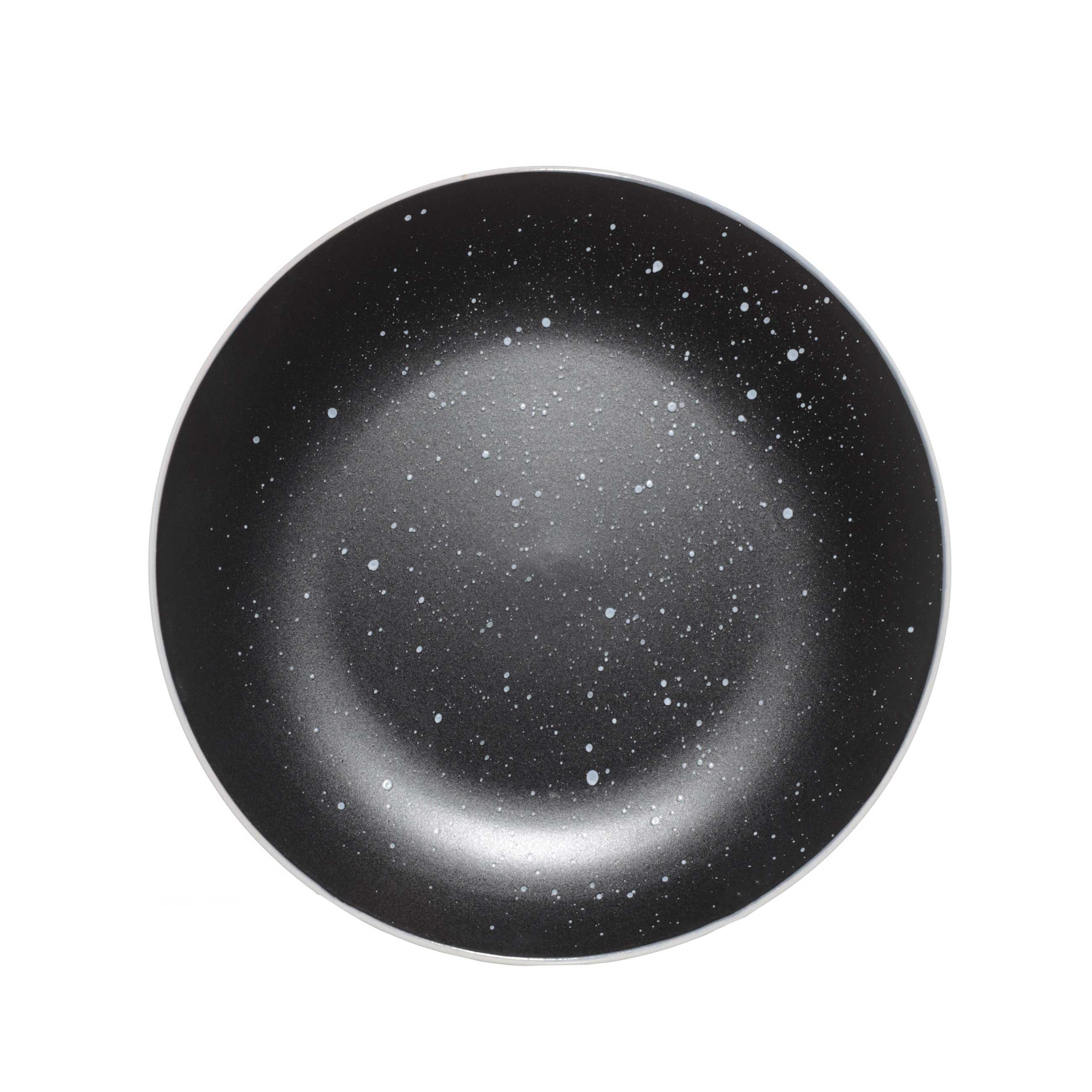 Dining set, 6 pers, 18 pr, ceramic, black, speckled, Particle изображение № 3