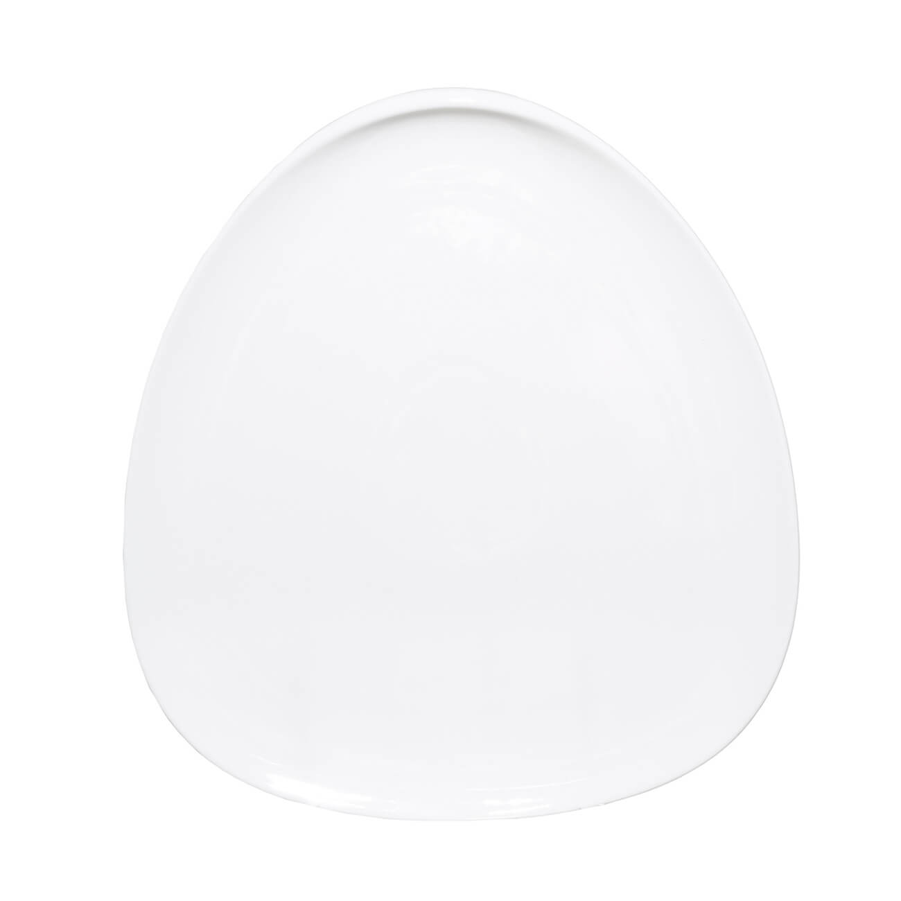 Snack plate, 23x21 cm, porcelain P, white, Synergy изображение № 1