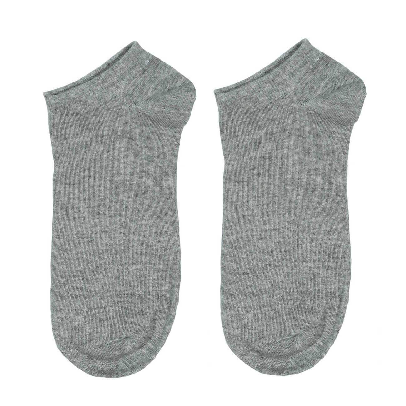 Women's socks, Size 36-38, cotton / polyester, grey, Basic изображение № 1