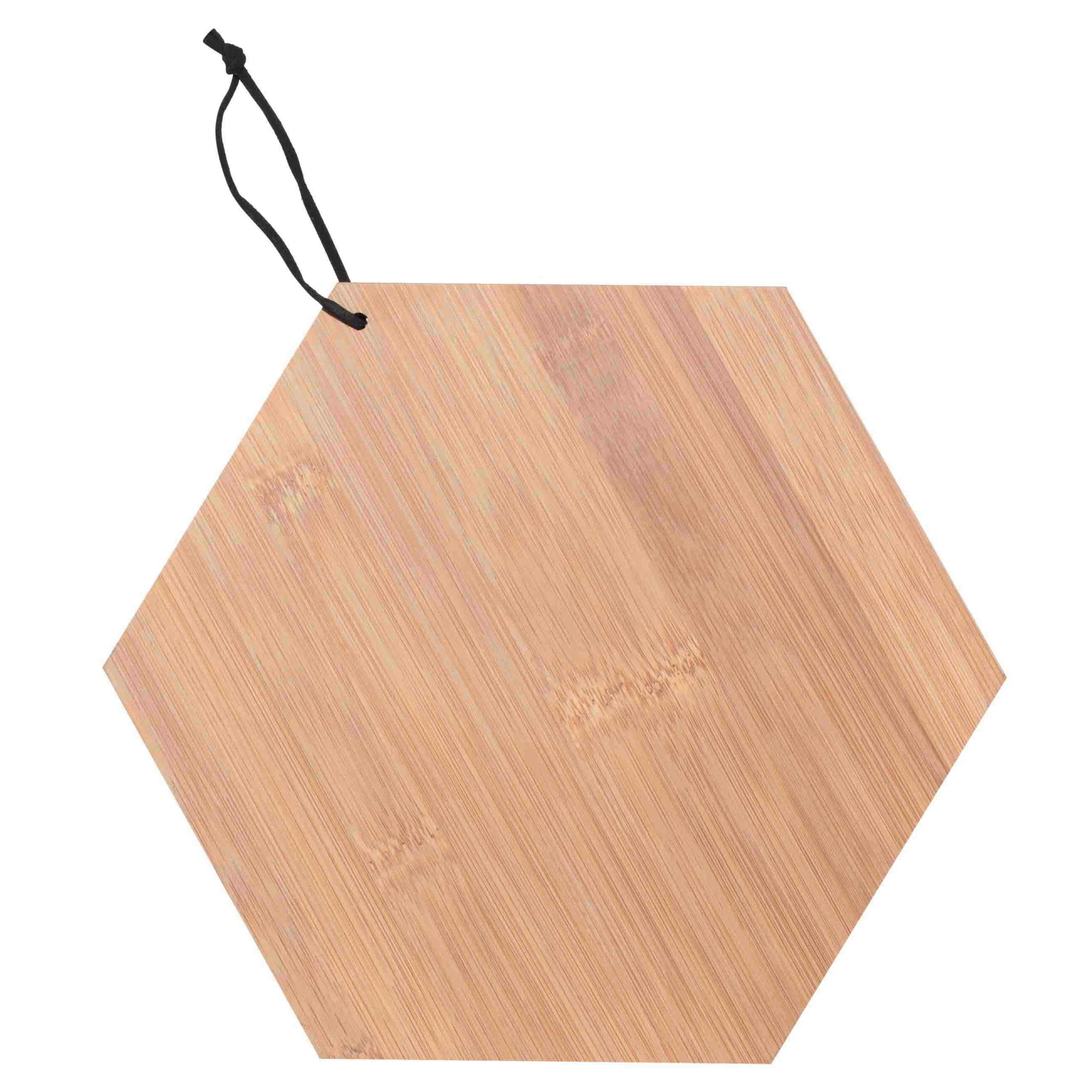 Cutting board, 25x22 cm, bamboo, hexagonal, Bees, Honey изображение № 2