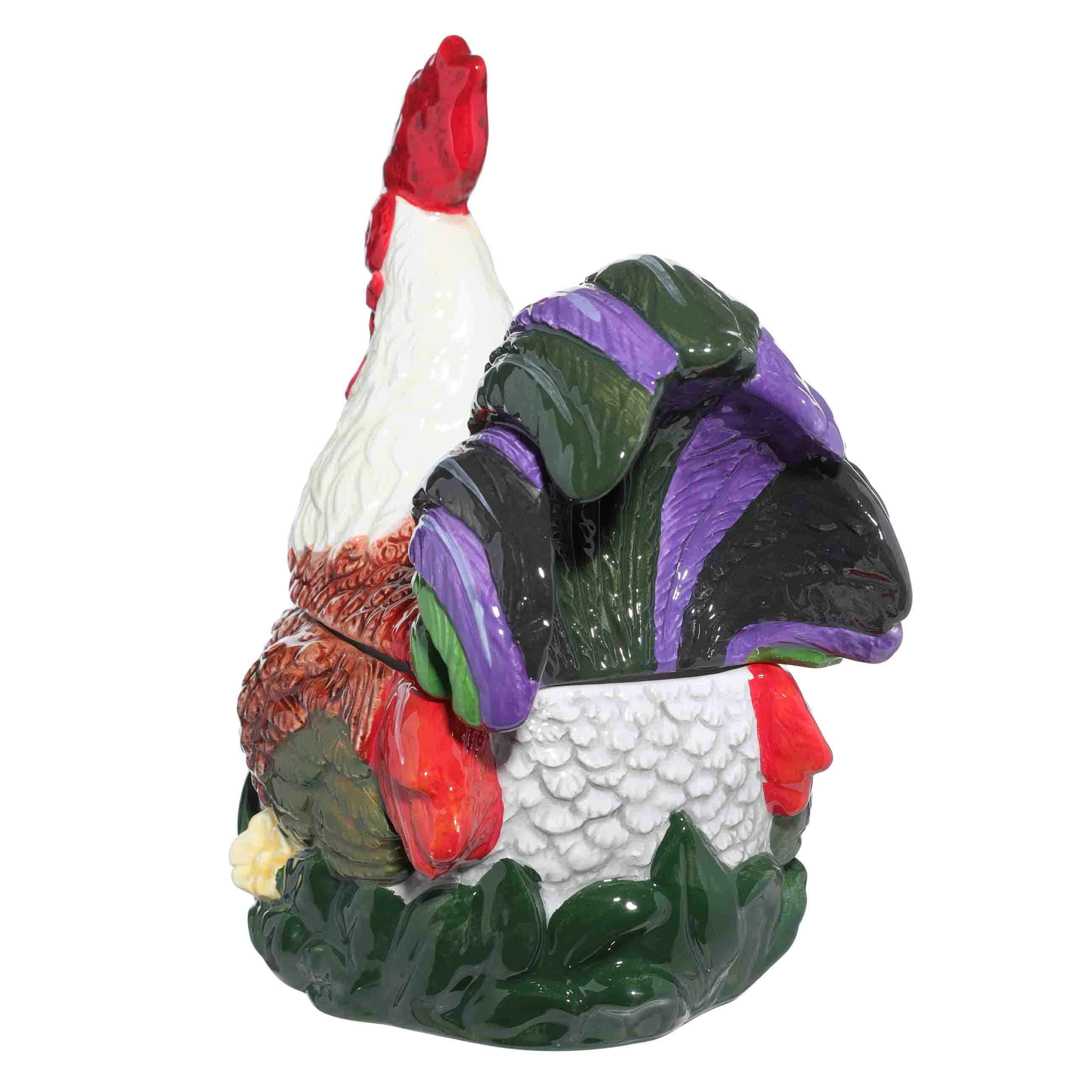 Storage container, 23x20 cm, 1 L, Ceramic, Rooster, Rooster изображение № 3