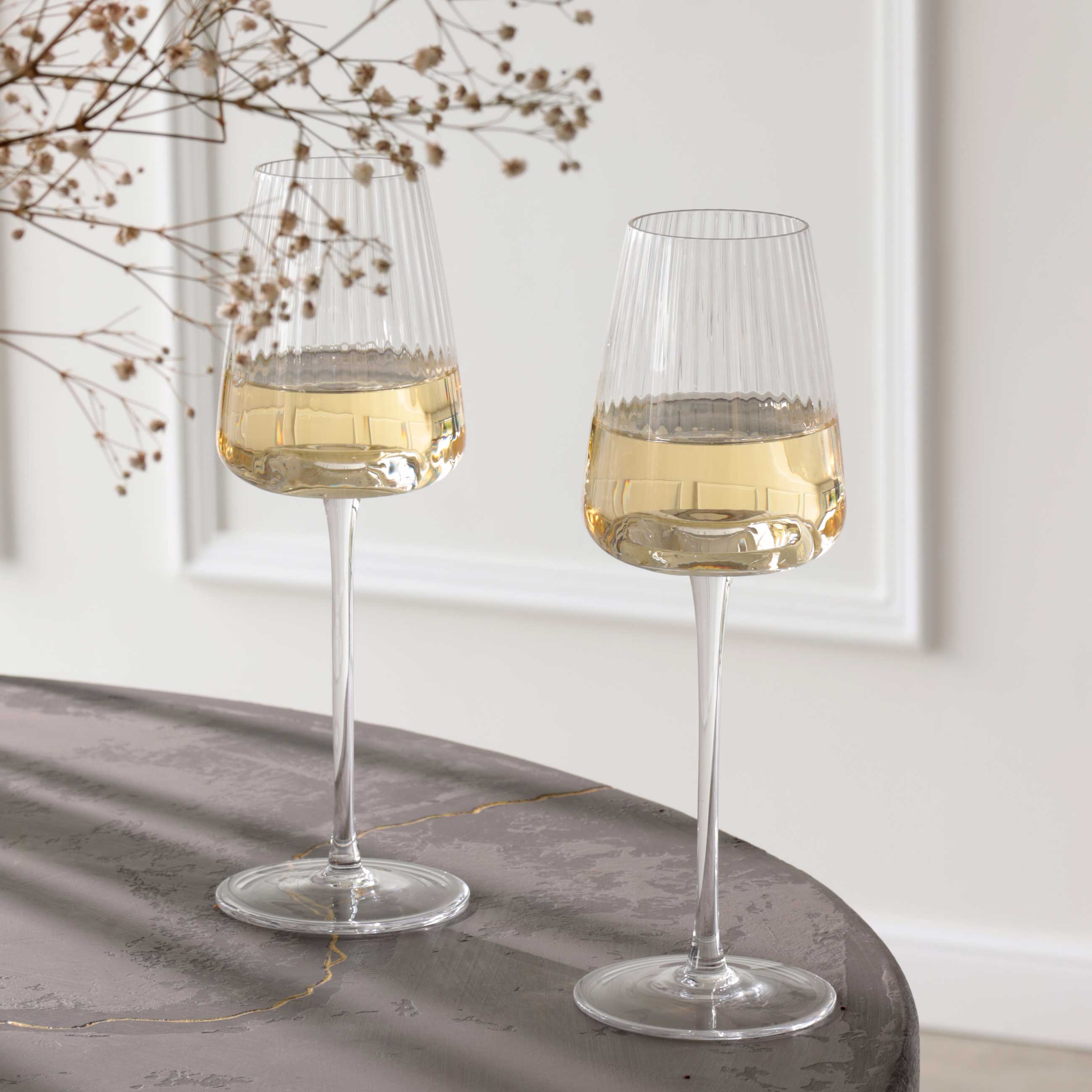 White wine glass, 350 ml, 2 pcs, glass, Sorento R изображение № 4