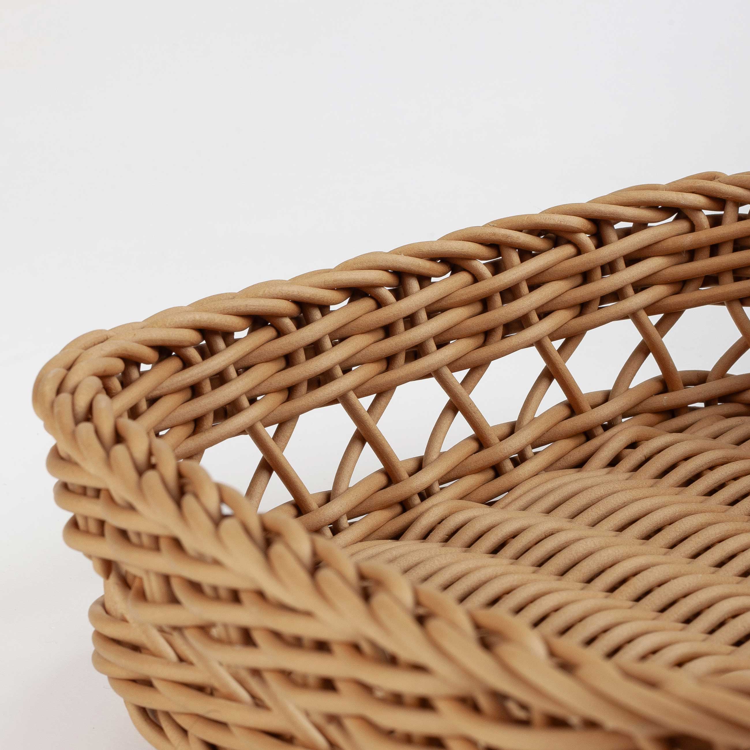 Napkin basket, 20x20 cm, rattan, square, brown, Twig изображение № 5