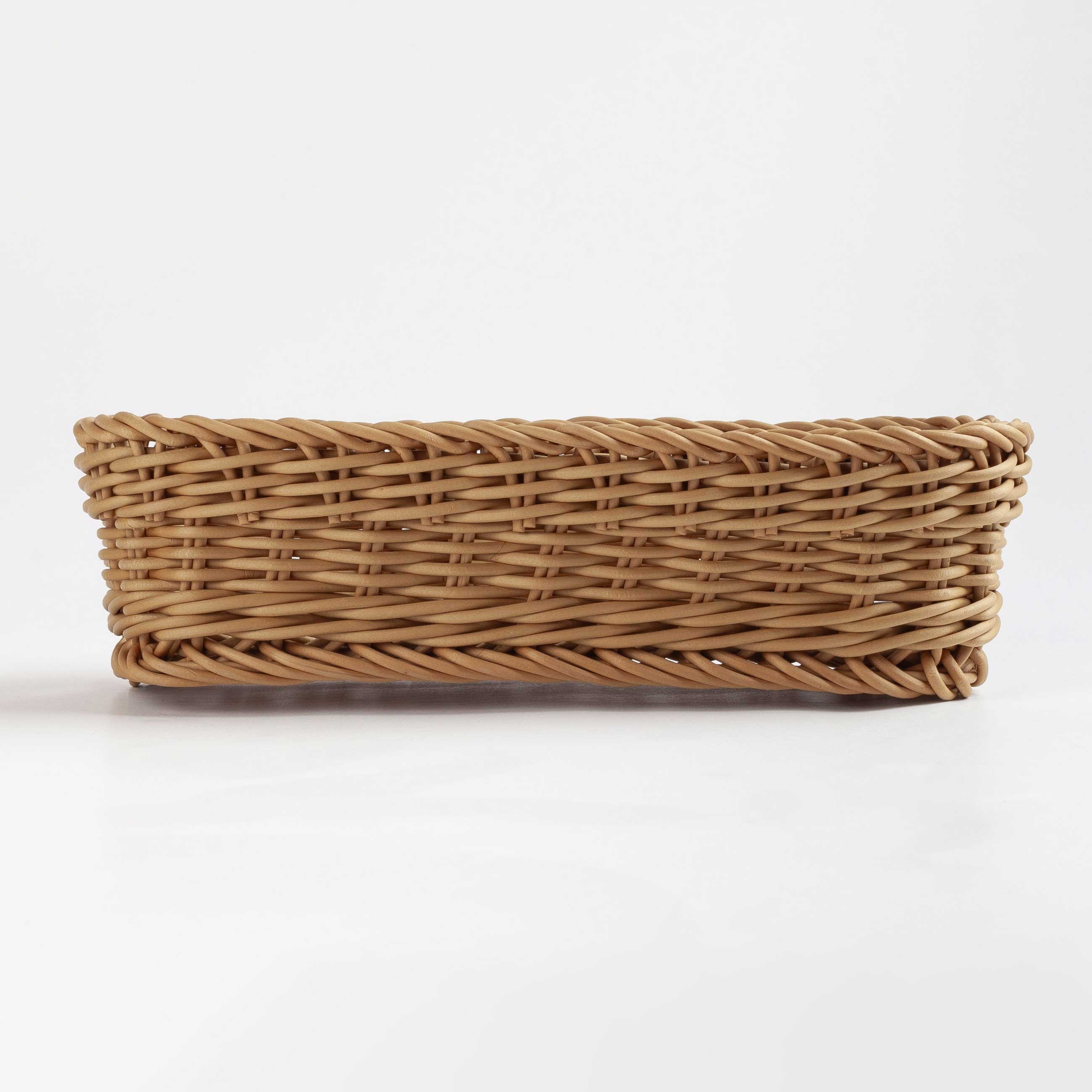 Cutlery basket, 25x10 cm, rattan, rectangular, brown, Twig изображение № 6