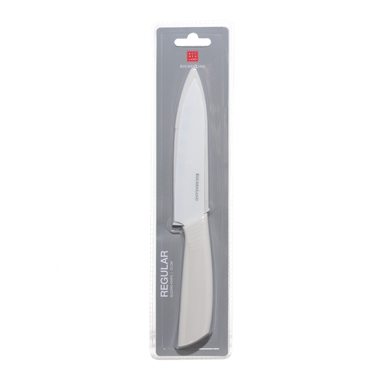Slicing knife, 13 cm, with case, ceramic / plastic, milk, Regular изображение № 2