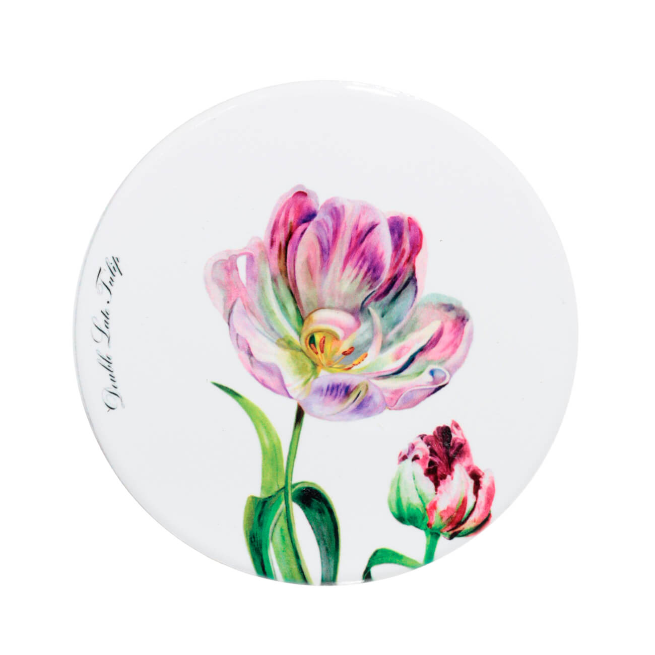 Mug stand, 11 cm, ceramic / cork, round, Tulip, Tulip garden изображение № 1