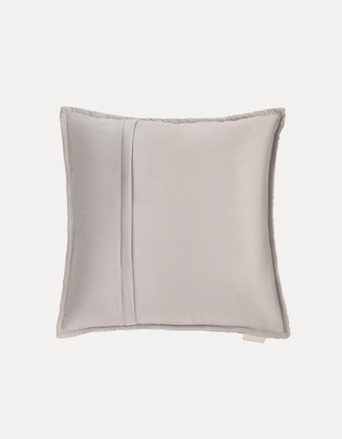 Decorative pillow, 45x45 cm, boucle/corduroy, grey, Boucle