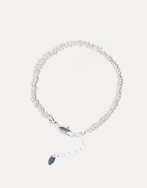 Bracelet, 9 cm, metal, silver, Jewelry