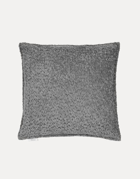 Decorative pillow, 45x45 cm, boucle/corduroy, graphite, Boucle