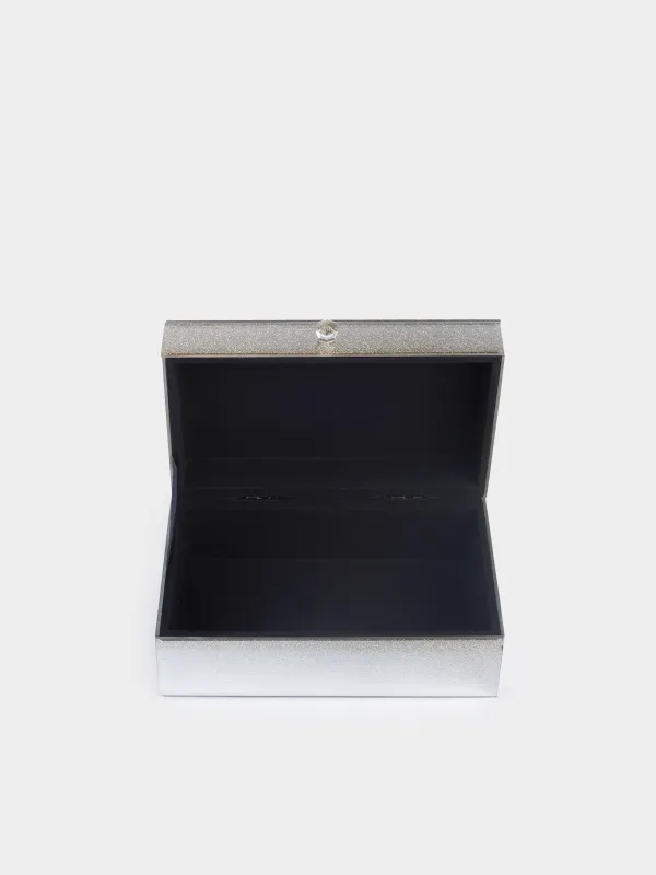 Jewelry box, 21x13 cm, glass, golden gradient, Actress, image-3