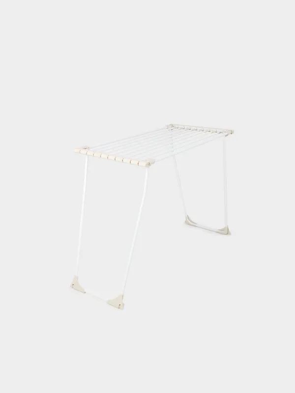 Floor-standing clothes dryer, 200x55 cm, sliding, metal, beige, Compact, image-7