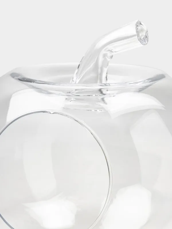 Candy box, 27x24 cm, glass, Apple, Clear, image-3