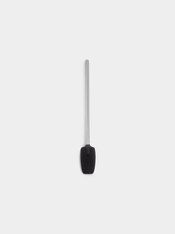 Toilet brush, 53 cm, with stand, rubber / steel, Antei, image-2