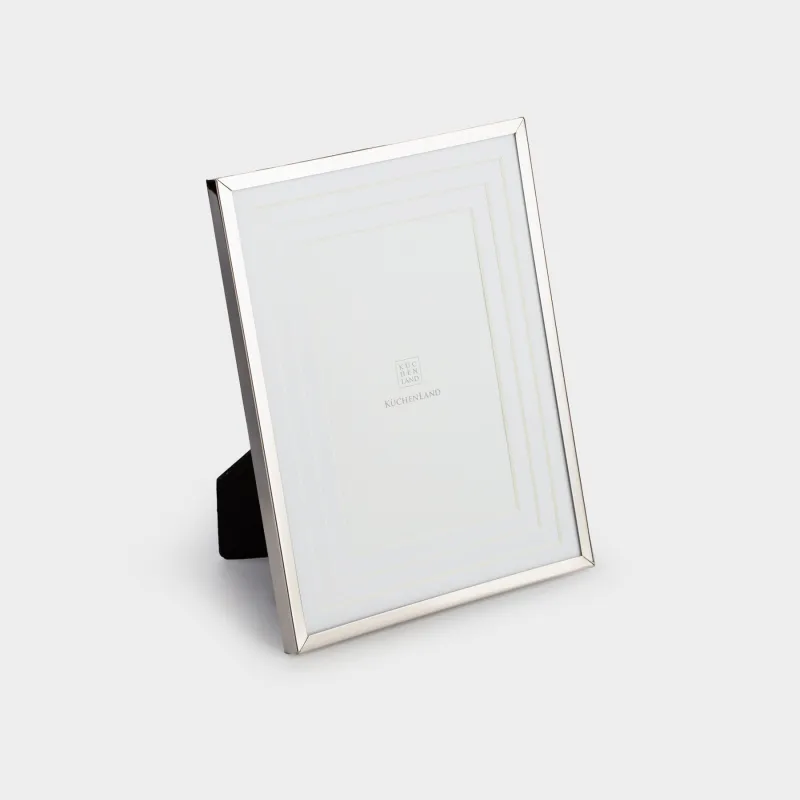 Photo frame, 16x21 cm, with passepartout, steel / glass, silver, Fantastic
