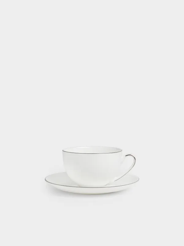 Tea pair, 6 pers, 12 pr, 250 ml, porcelain F, Antarctica, image-3