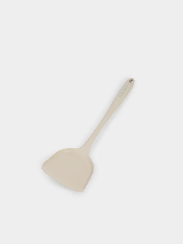 Serving spoon, 32 cm, silicone / nylon, beige, Benefit, image-2