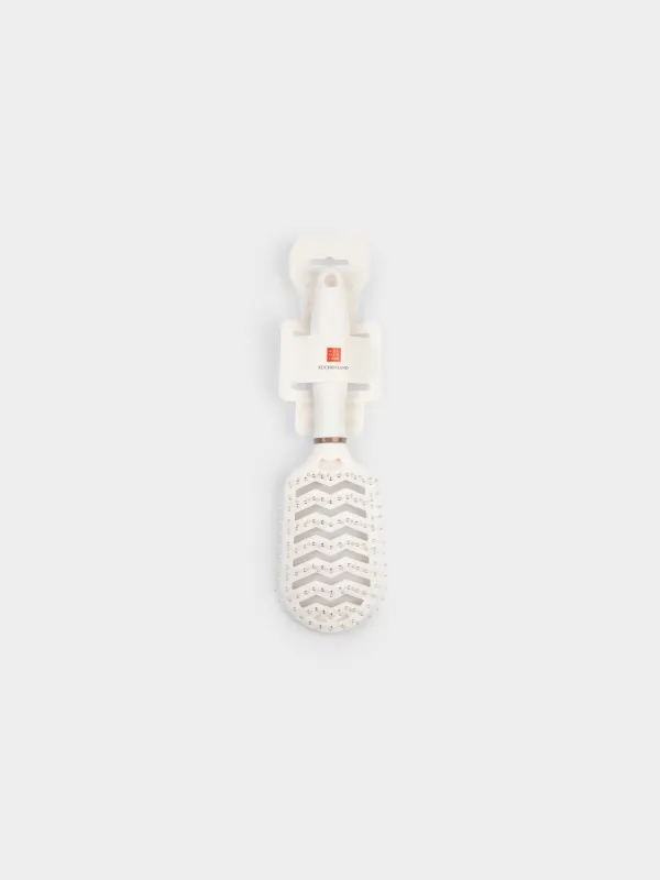 Hair massage comb, 23 cm, plastic, beige, Alini, image-4