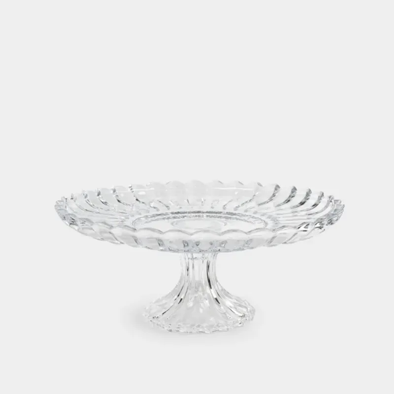 Dish on a leg, 30x13 cm, glass R, Alpine