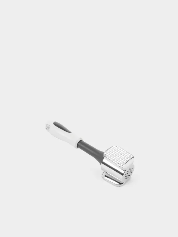 Meat chipping hammer, 23 cm, with tenderizer, grey, Lemsen, image-2