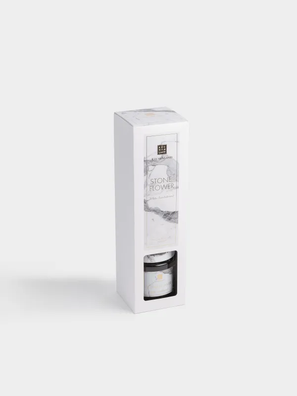 Aroma diffuser, 200 ml, White marble, White Sandalwood, Stone flower, image-4