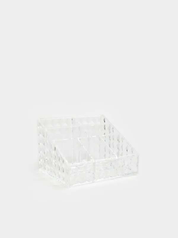 Cosmetic organizer, 15x10 cm, 7 compartments, plastic, Kandy, image-0