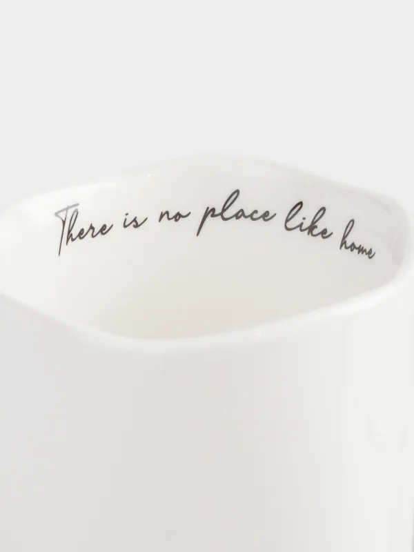 Mug, 350 ml, porcelain P, white, House, Amour, image-5