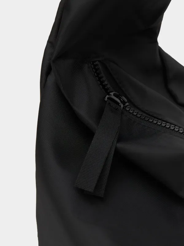 Bag, 24x40 cm, with adjustable strap, polyester, Black, Basic, image-2