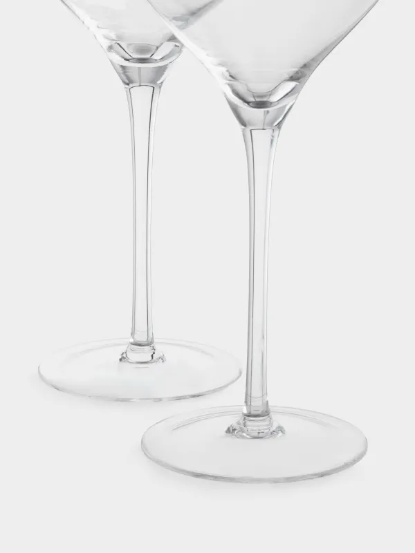 Drinking glass, 400 ml, 2 pcs, crystal glass, Charm L wavy, image-2