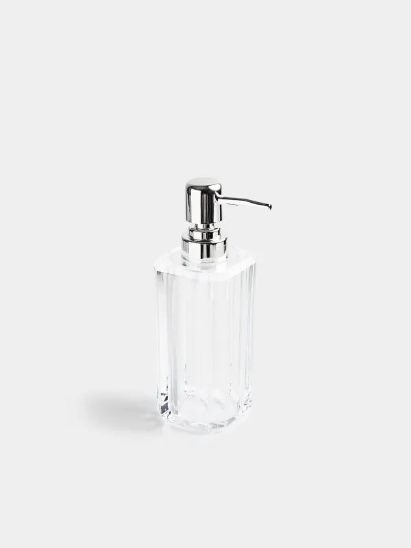 Liquid soap dispenser, 180 ml, acrylic / plastic, Crystal glance, image-2