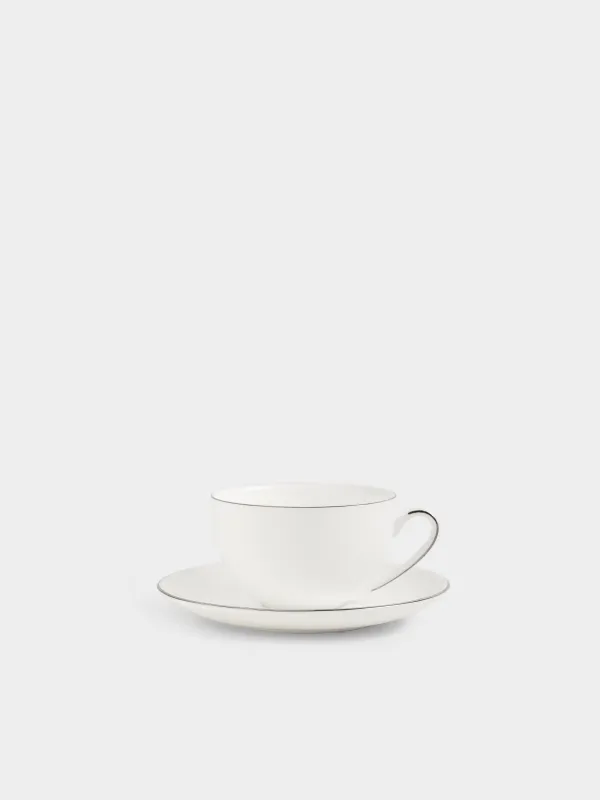 Tea set, 6 pers, 15 pr, porcelain F, Antarctica, image-6