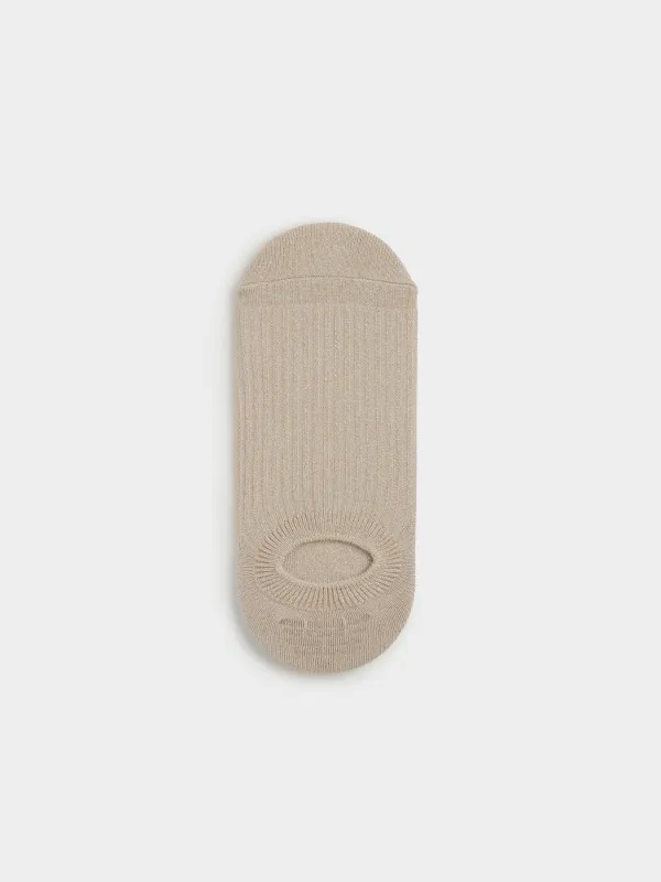 Women's track socks, size 36-38, cotton / nylon, sand, Glint, image-0