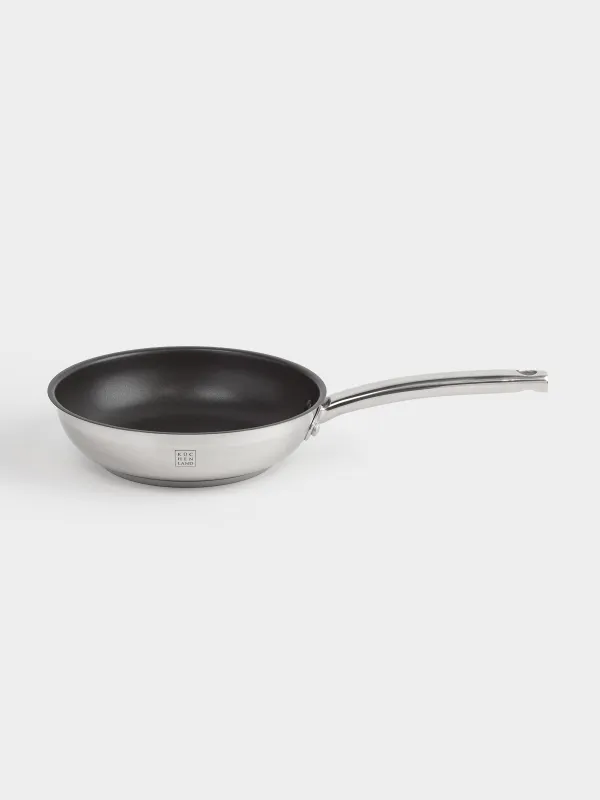 Frying pan, 20 cm, coated, steel, Silver Stone, image-1