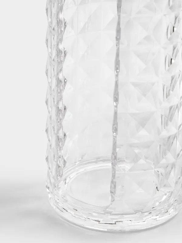 Cotton pad container, 18 cm, plastic, Kandy, image-1