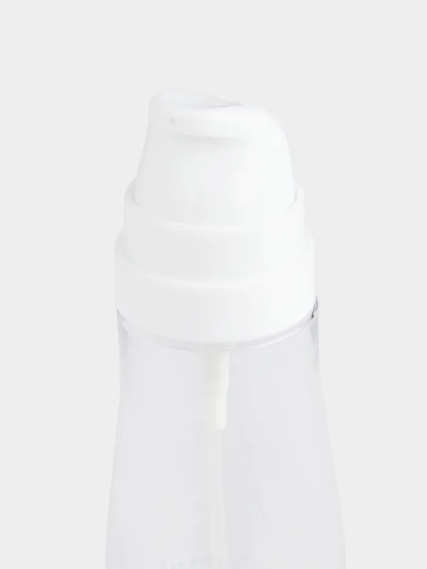 Set of travel bottles, 2 pcs, with dispenser, plastic, white, Basic, image-1