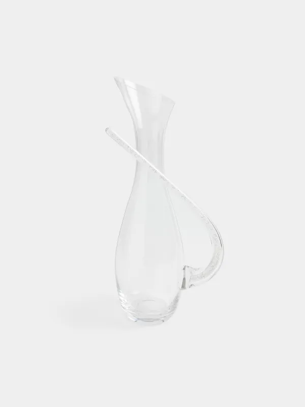 Decanter, 1 L, with handle, glass / rhinestones, Charm L, image-0