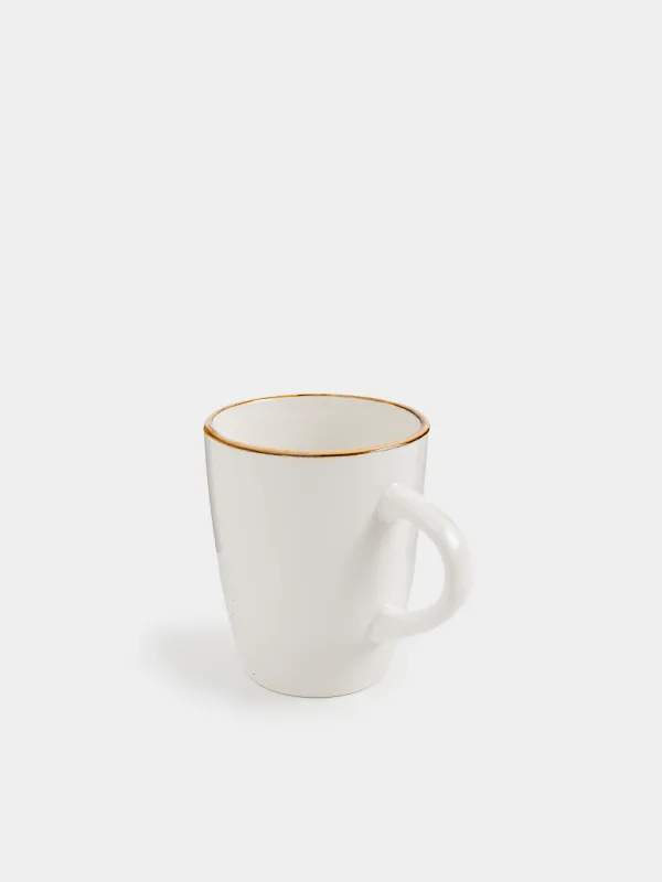 Mug, 350 ml, 2 pcs, milk, speckled, Roxas, image-1